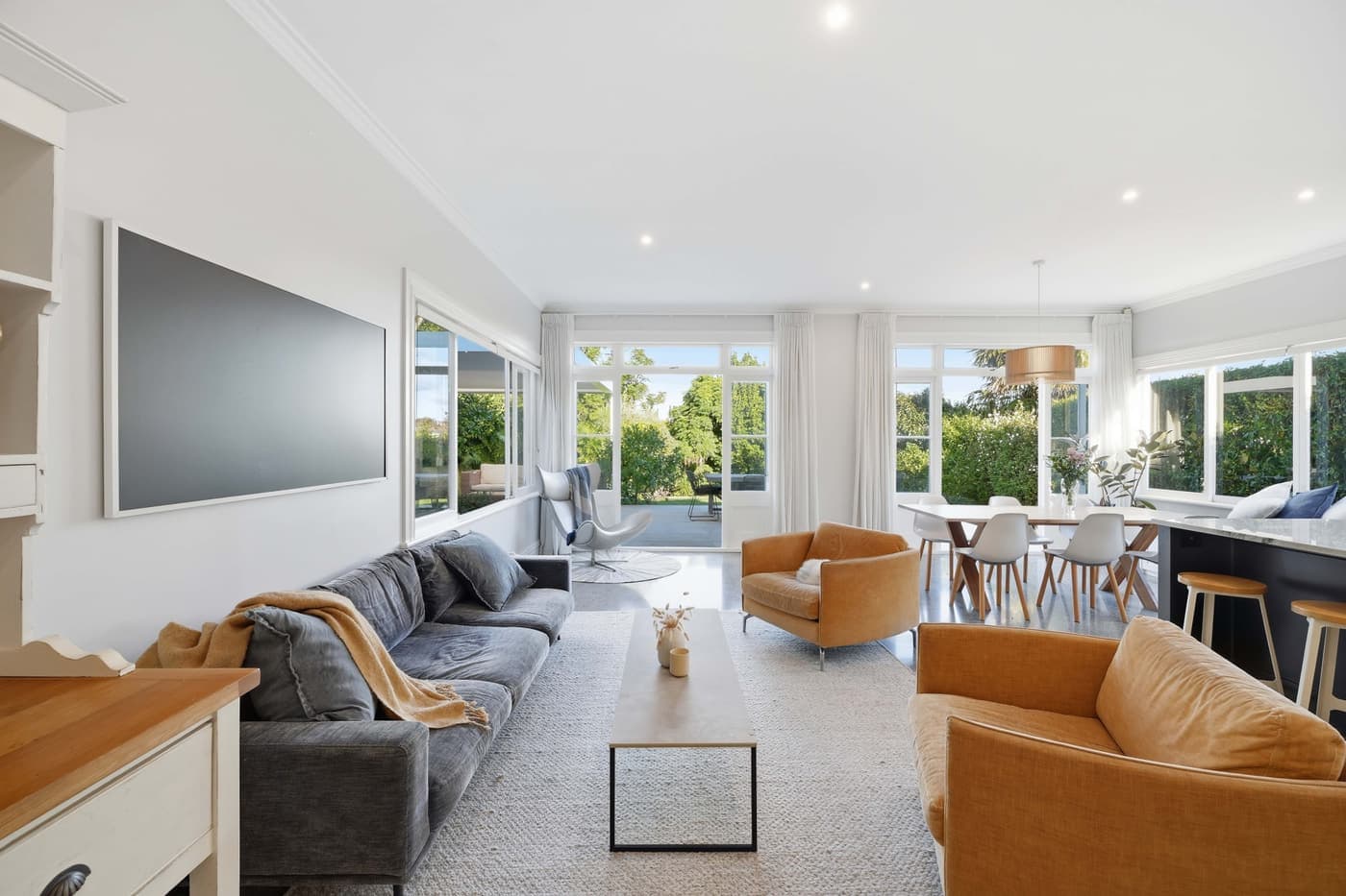 Open plan living room